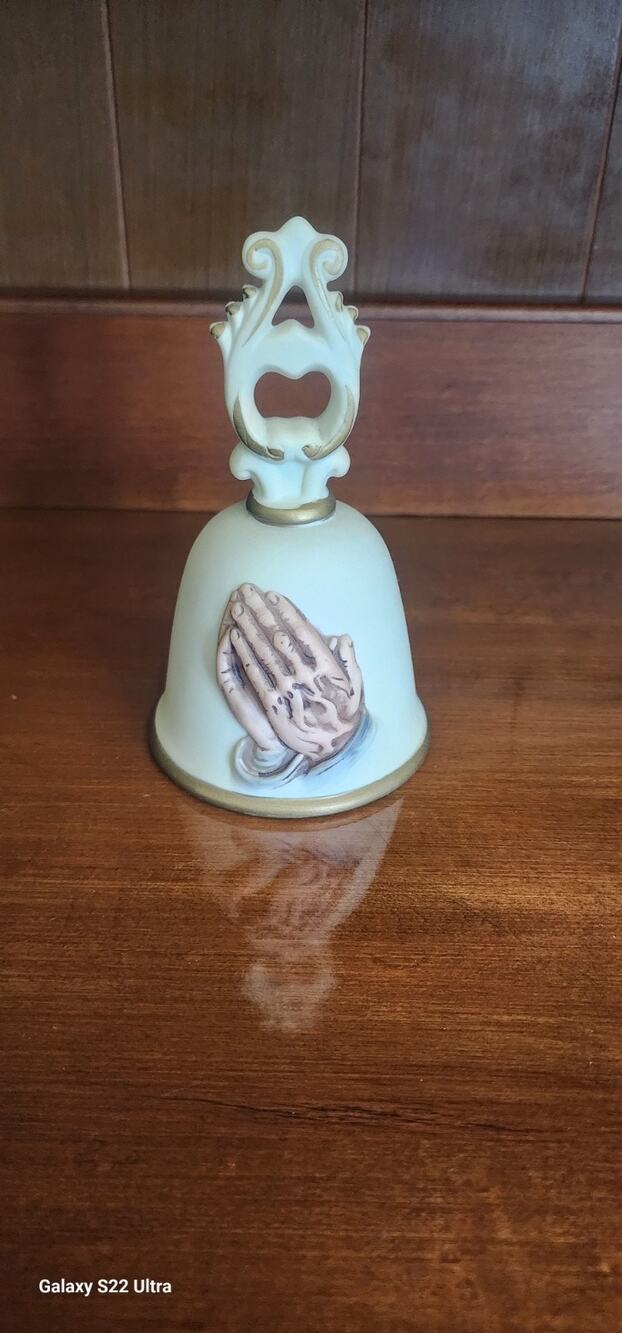 Praying Hands Bell By Homco